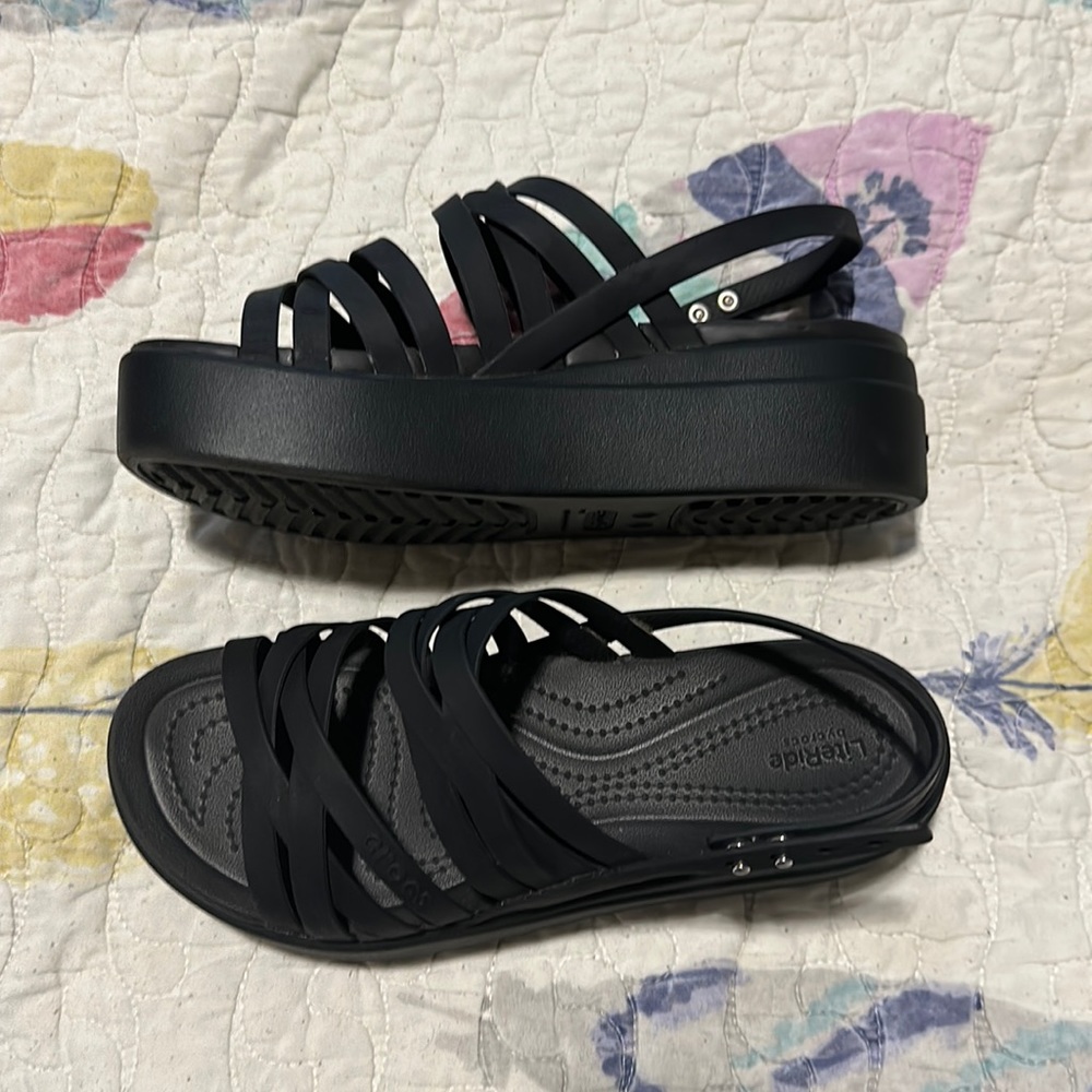 Crocs Strappy Platform Sandals